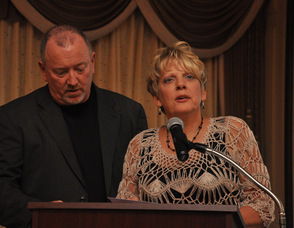 Bob and Cheri Kerr present the Ryan Kerr Memorial Scholarship in memory of their son.