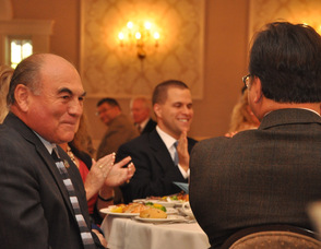 Richard Vohden, upon learning he is the winner of the Distinctive Leadership Award.