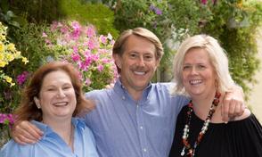 Virtue Tile Owner Dave Mozes with sales/ design associates Jayne Miller and Katie Lengyel  