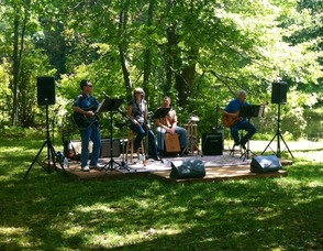 One of the musical acts performing at the event.