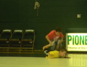 kids trying to take each other down