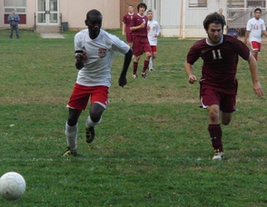 Nick Abbott Chases Down the Ball