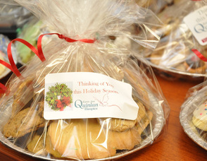 One of the wrapped cookie packages.