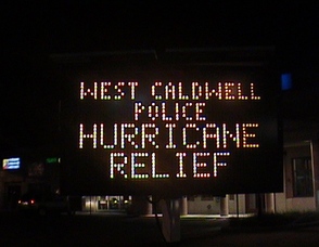 West Caldwell Police Hurricane Relief