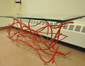Sculptures by Larry Unick.
