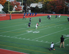 Columbia wide receiver Tyshawn Thomas with a key reception late in the fourth quarter