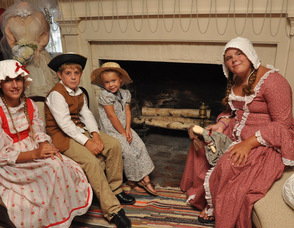 Children who assisted with the tours for CAR included: Kirsten Dunn, age 12: Samuel Touw, age 10; Baylie Touw, age 4; and Dominique Dunn, age 11. 