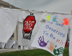 "No one deserves to be hit!" Another powerful message along the line.