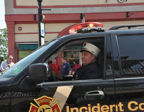 Virgil Rome of the Fredon Fire Department.