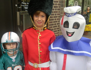 Christian Kassis, the Stay Puft Marshmallow Man from Ghostbusters and friends