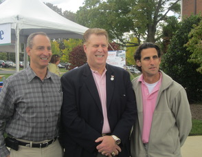 Dr. Rob Brenner, Mayor Joseph Bruno and Chairman of the Board Jeffrey Le Benger