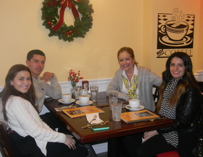 Families at Yogoccino for the grand re-opening