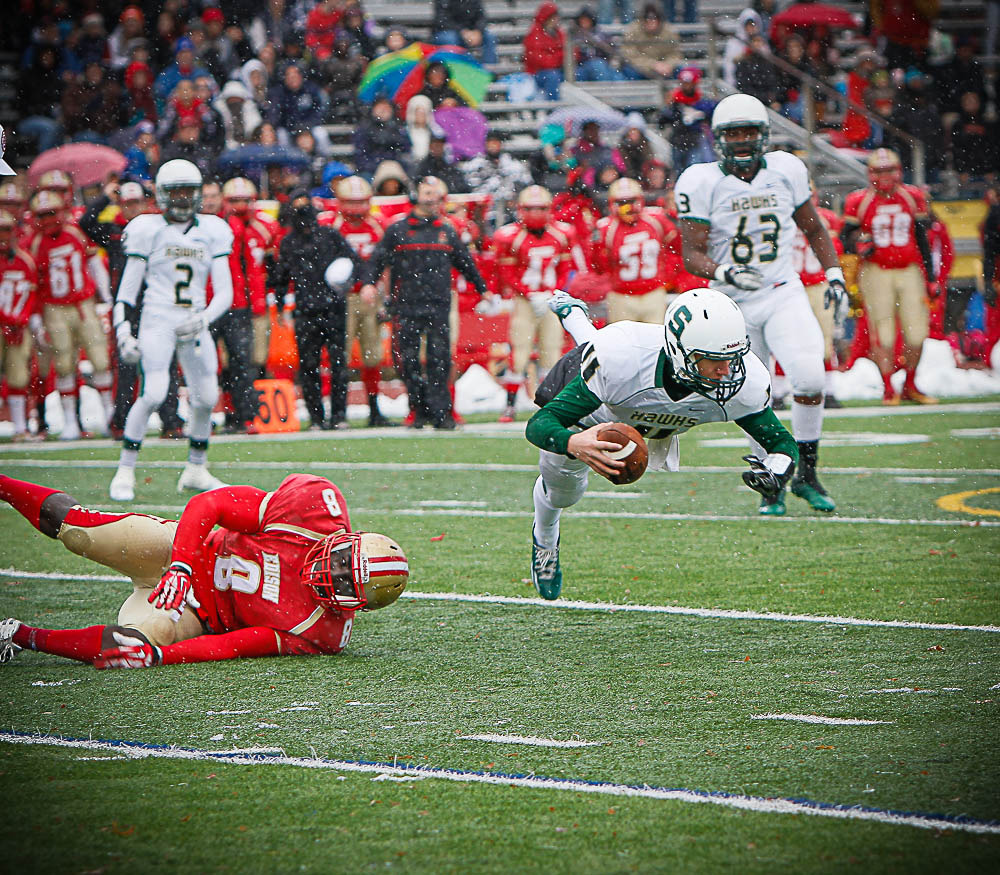 Eagles Defeat Hawks 5413 At Annual Thanksgiving Football Game in