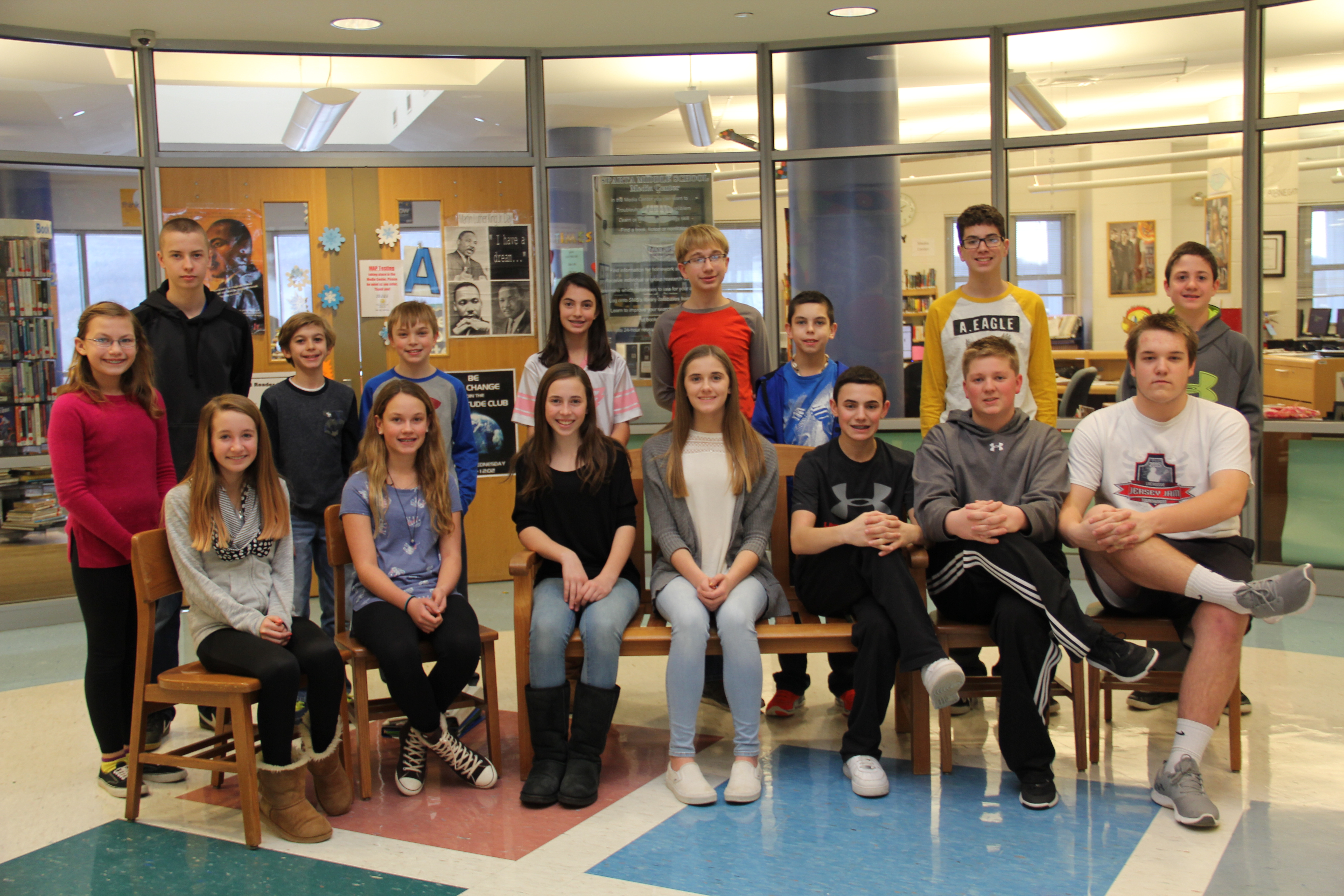 Sparta Middle School Recognizes Students of the Second Marking Period