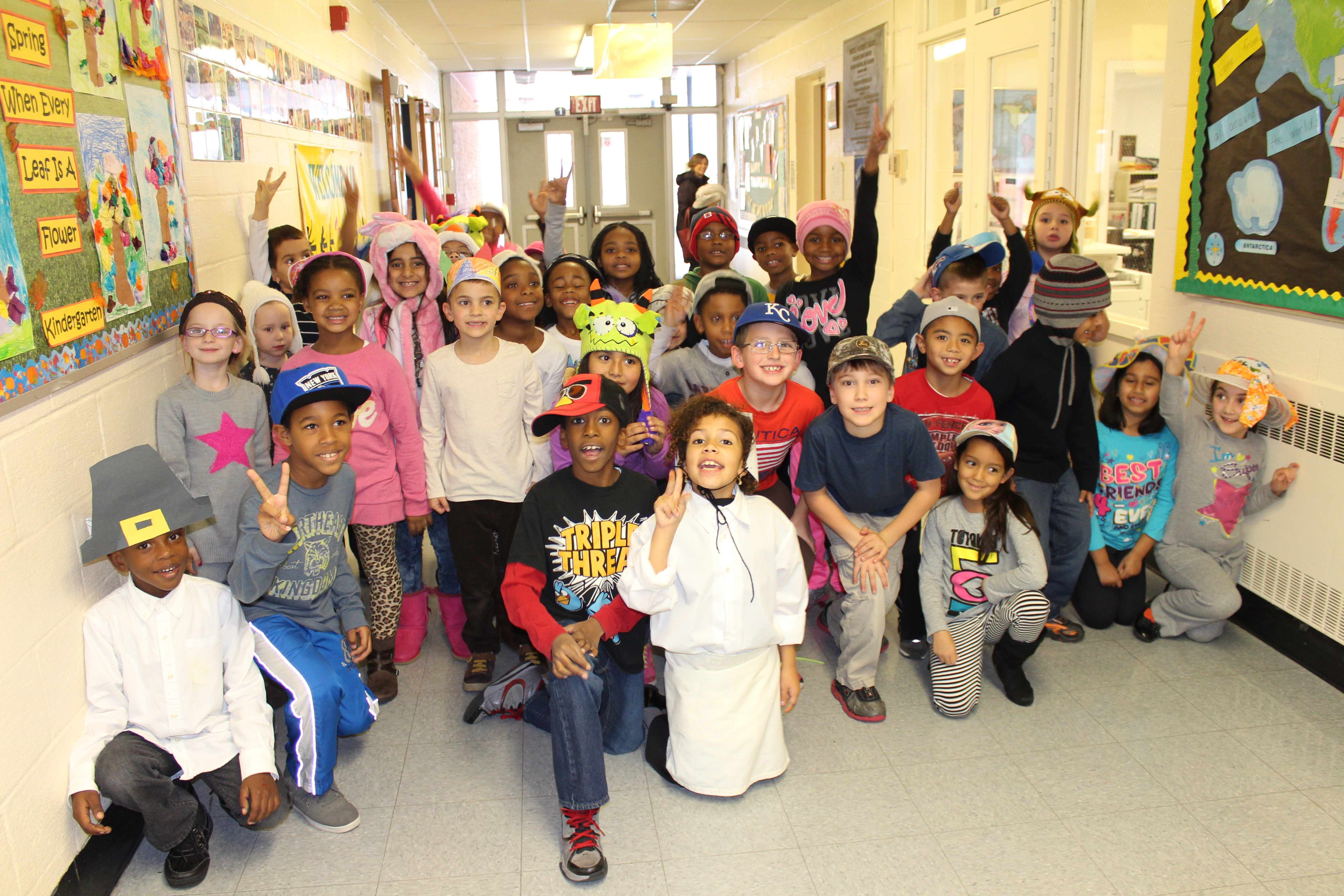 Mt. Pleasant Elementary School Collects Hats as Part of "Heavenly