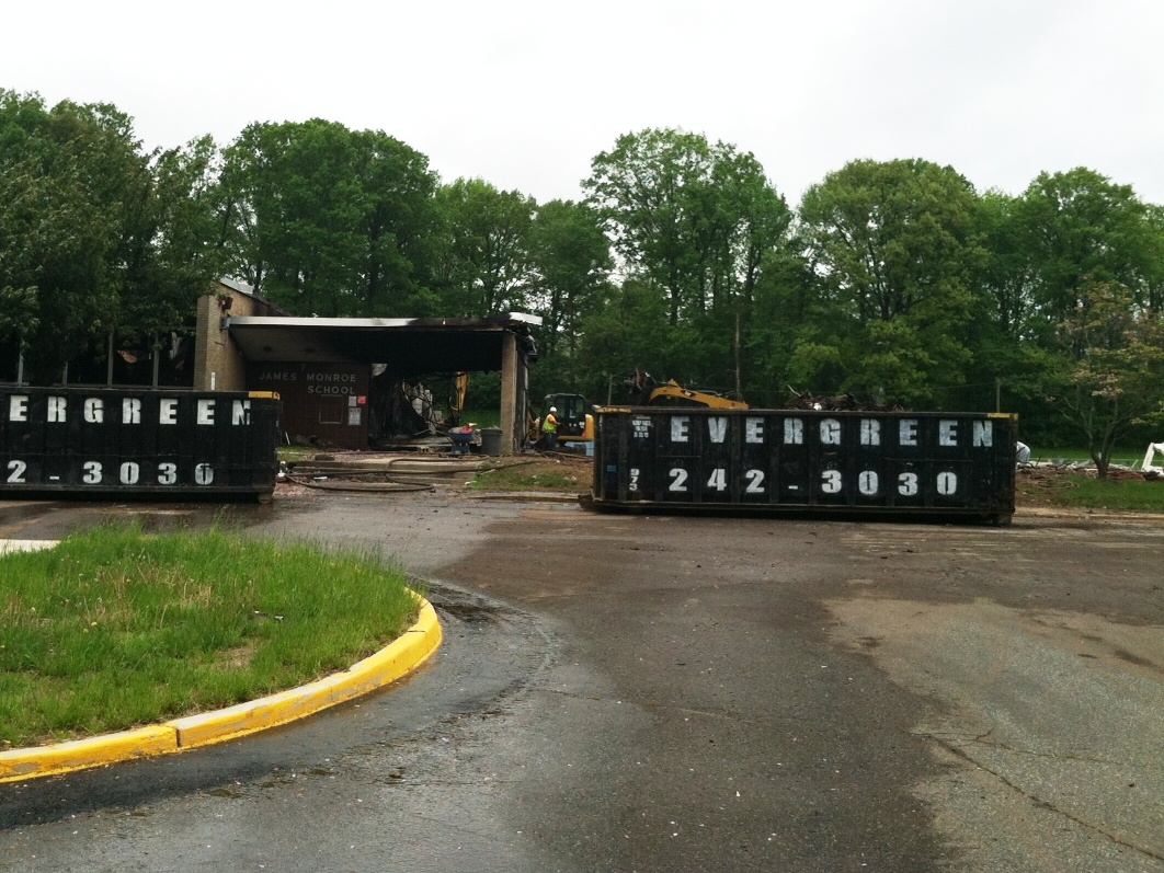 Demolition of James Monroe Elementary School Nearly Complete Edison