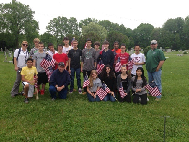 Lazar Students Assist VFW with US Flag Replacement - Montville NJ News