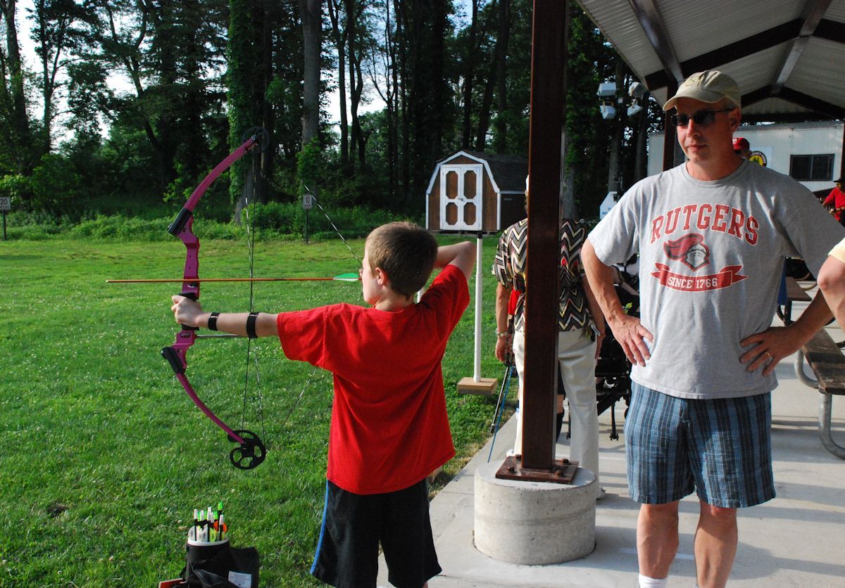 Archery Clinic at Oak Ridge Park Draws Crowd During NJ Olympic Week