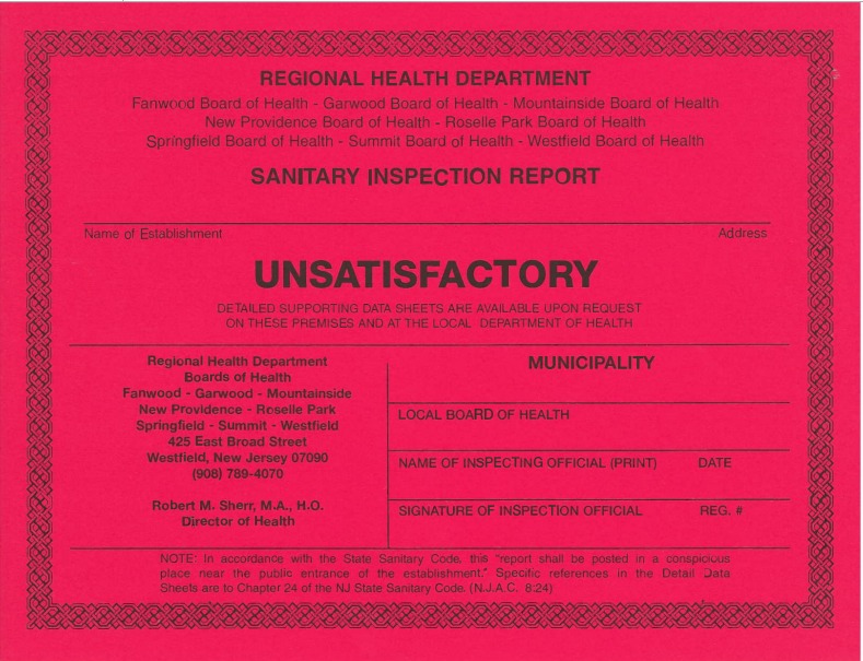 Westfield Restaurants, Food Shops to Display Health Department Ratings