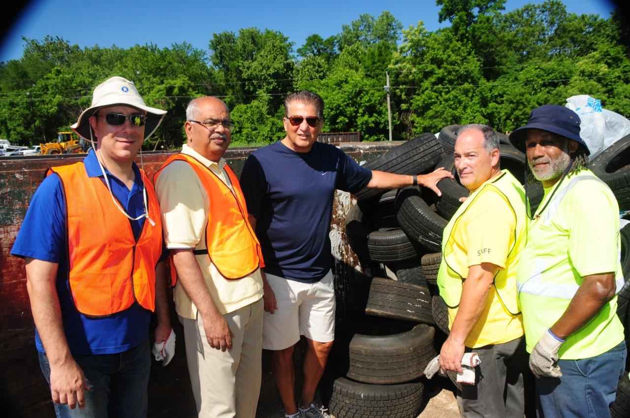 essex county tire recycling hauls in rubber west orange nj news essex county department of public works