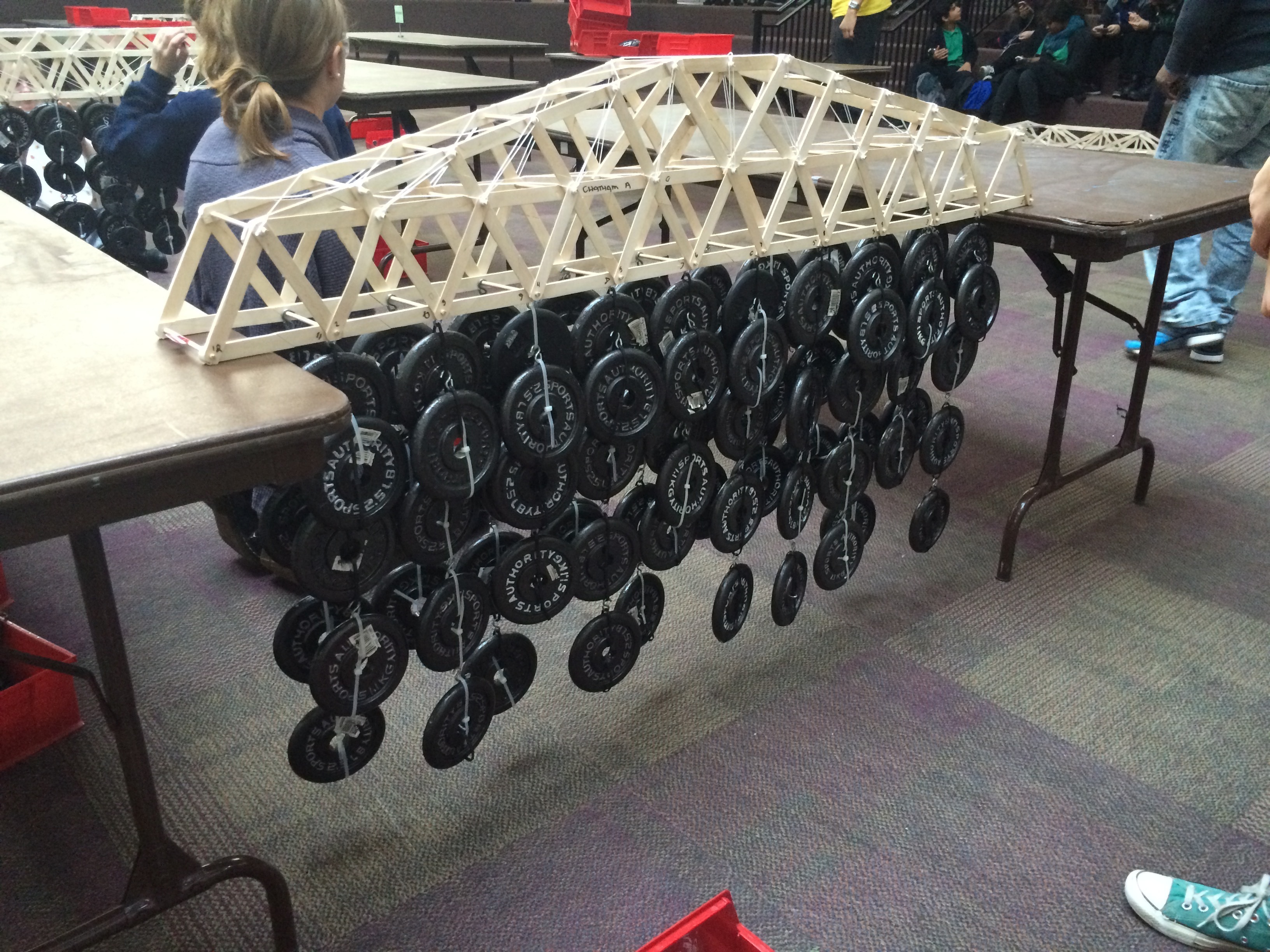 Chatham's AllWomen Bridge Building Teams Place in Union CC Competition