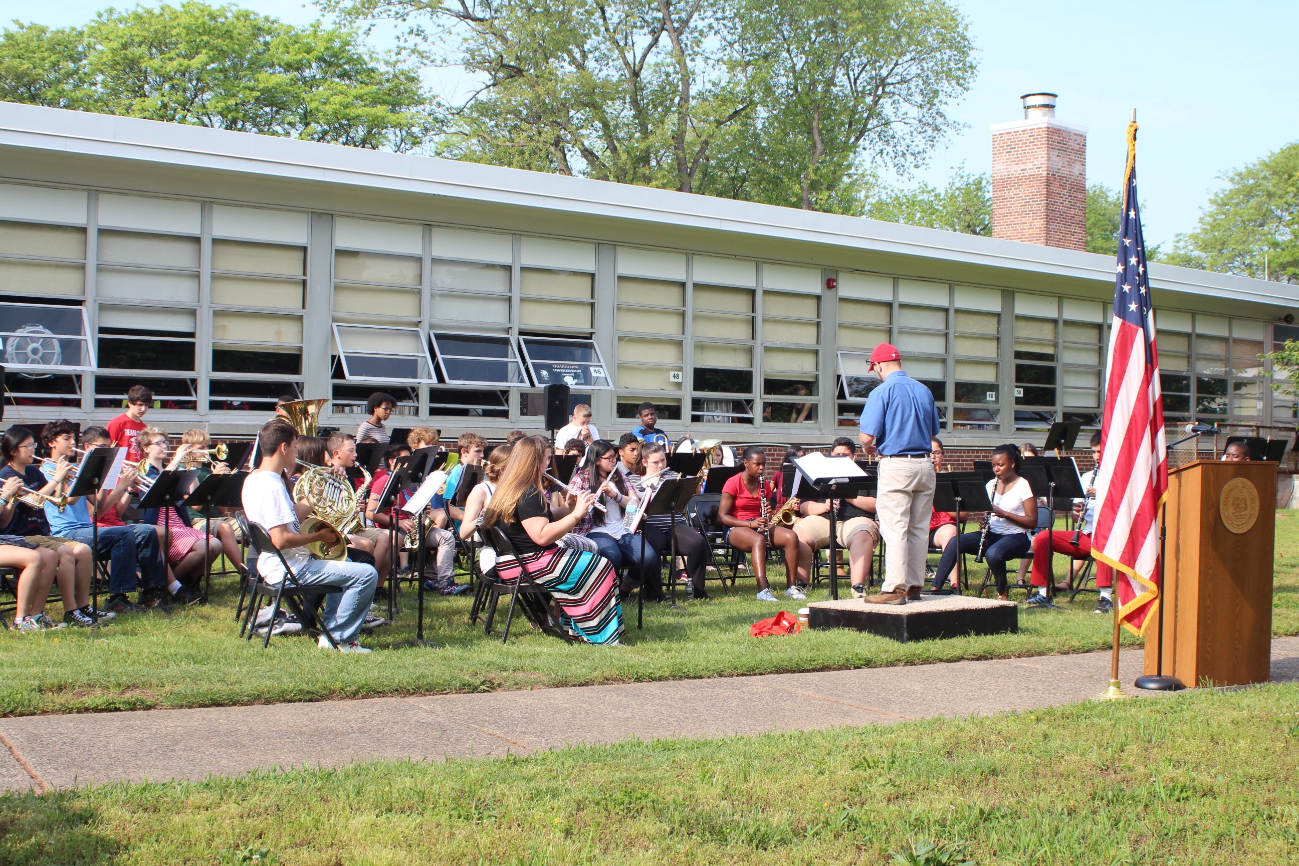 South Plainfield Middle School Holds Memorial Day Ceremony, Dedicates