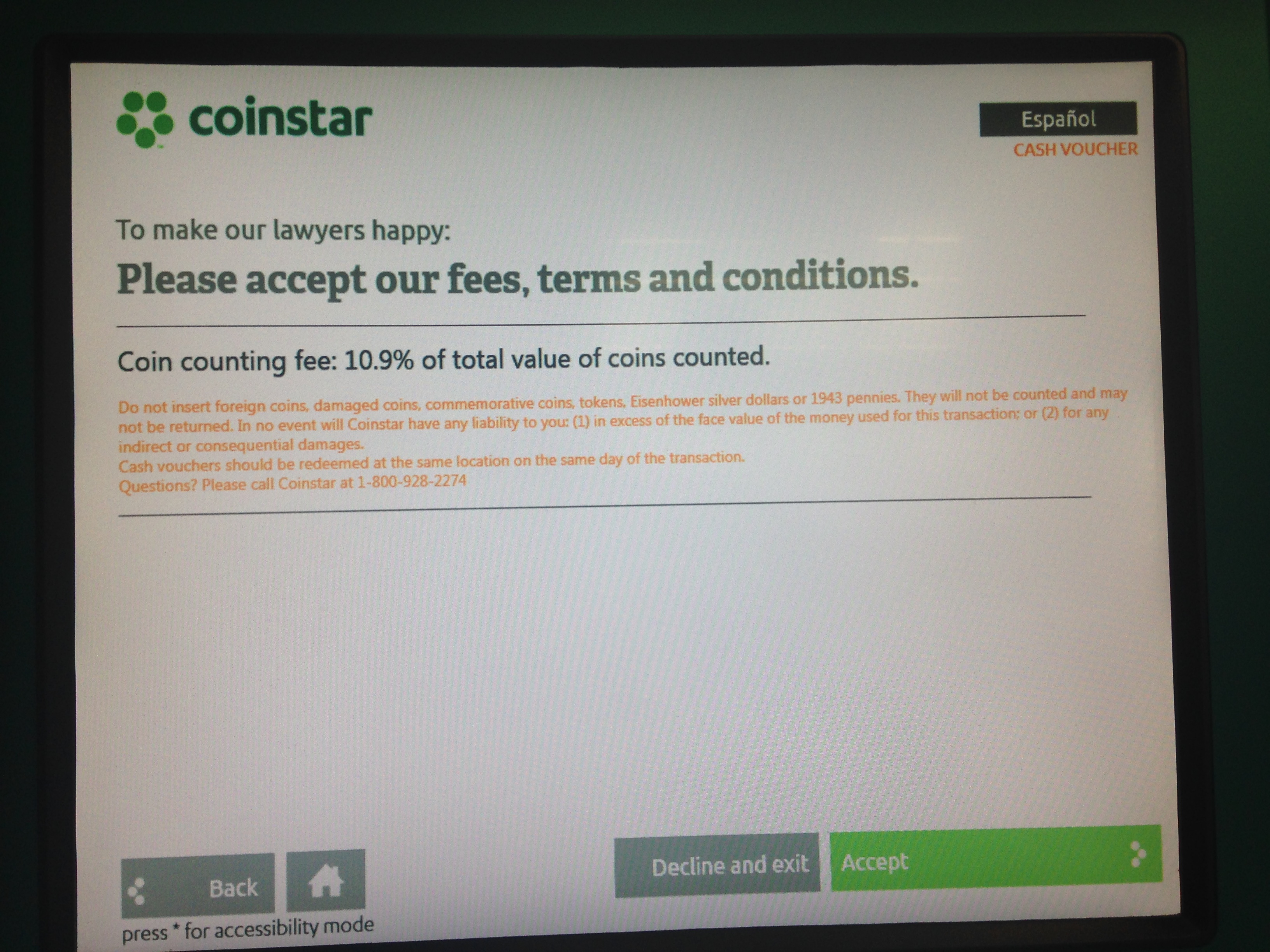 coin machine near me td bank