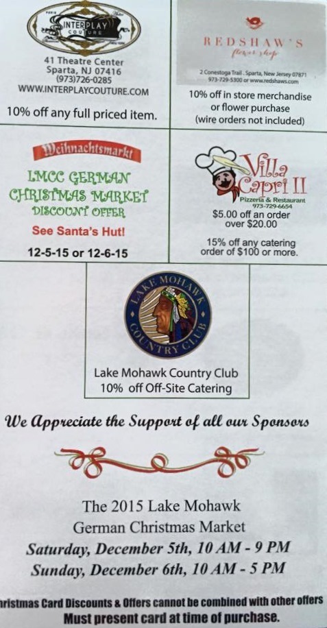 German Christmas Market Returns To The Lake Mohawk Boardwalk Tapinto
