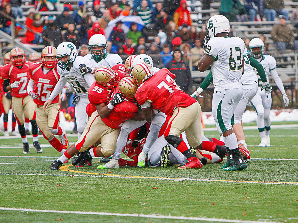 Eagles Defeat Hawks 5413 At Annual Thanksgiving Football Game in