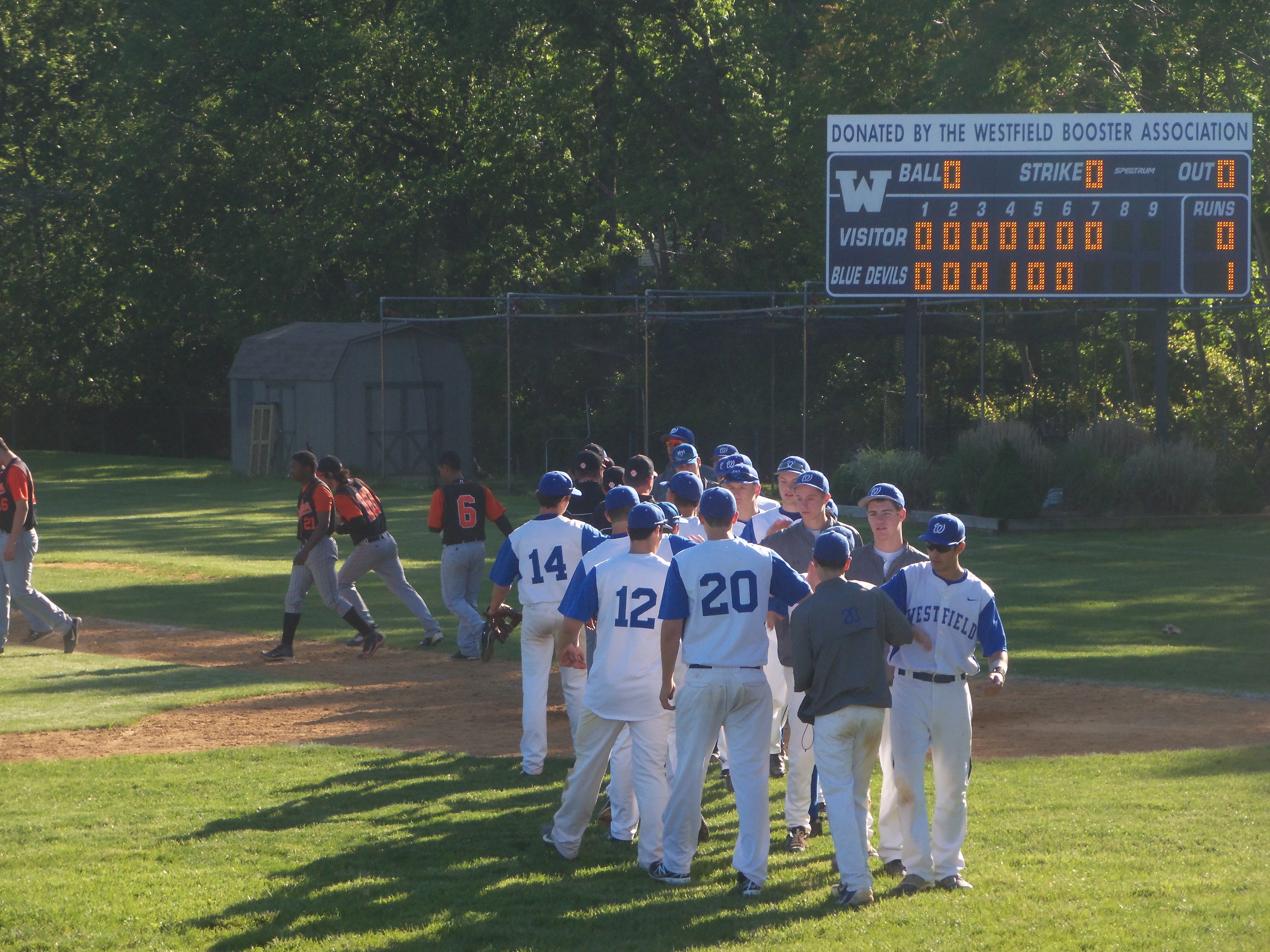 Westfield Boys' Baseball Squeaks into NJSIAA SemiFinals with Victory