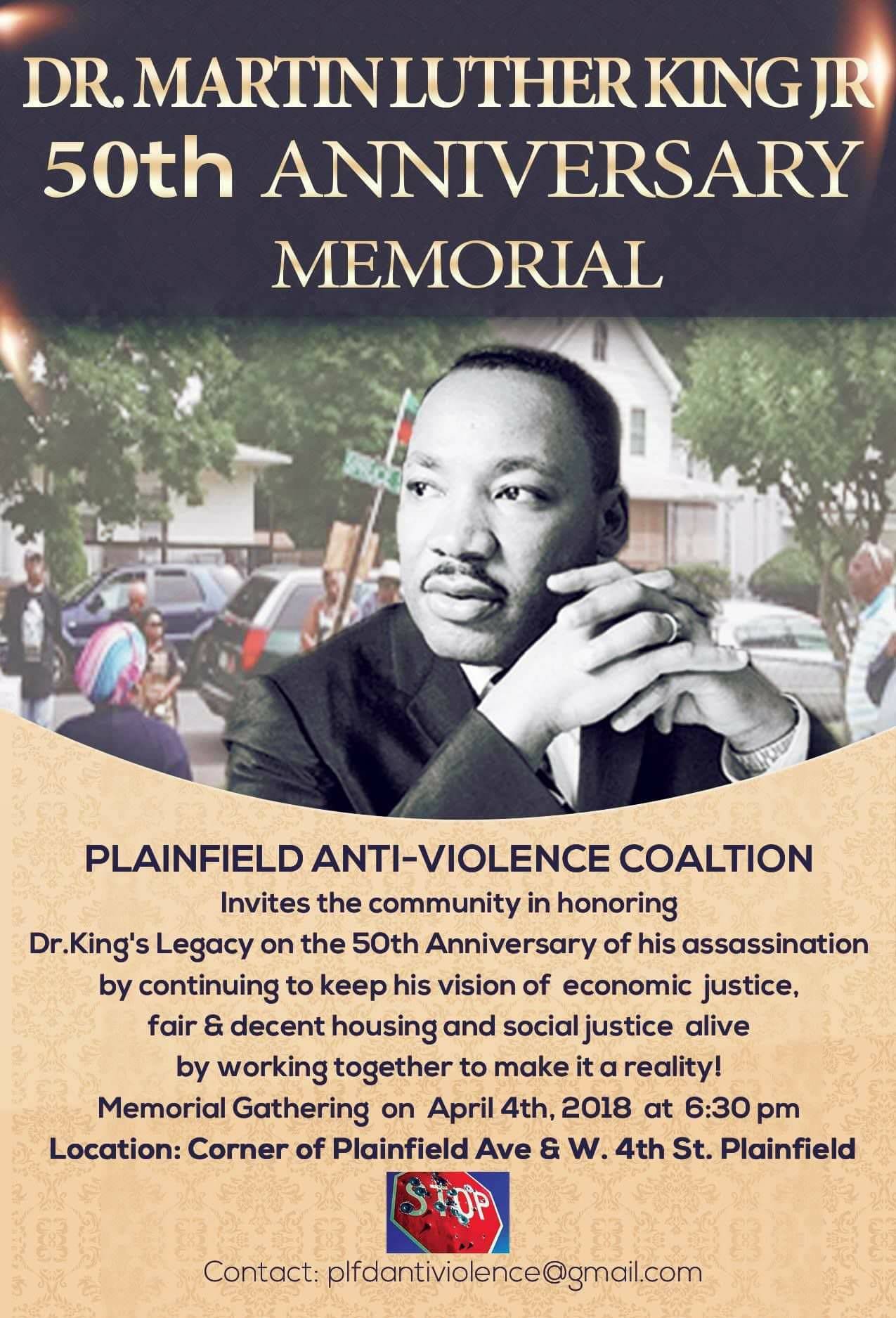 MLK 50th Anniversary Memorial Gathering TAPinto
