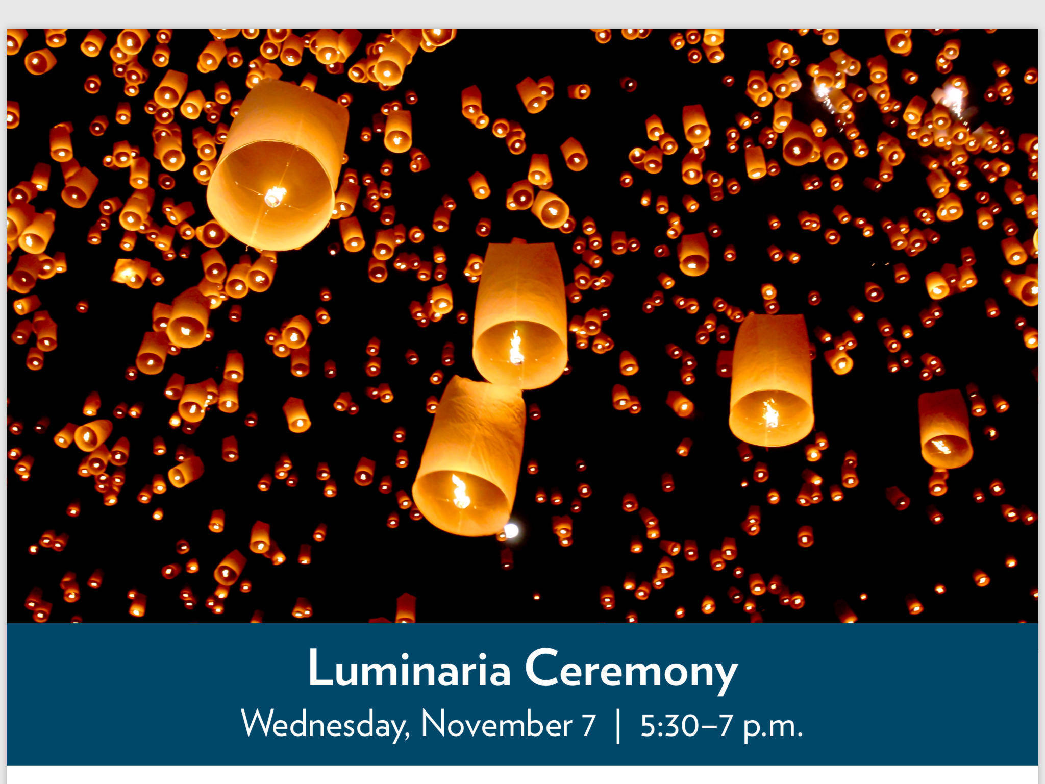 Luminaria Ceremony to Honors Those Touched by Alzheimer's, Dementia