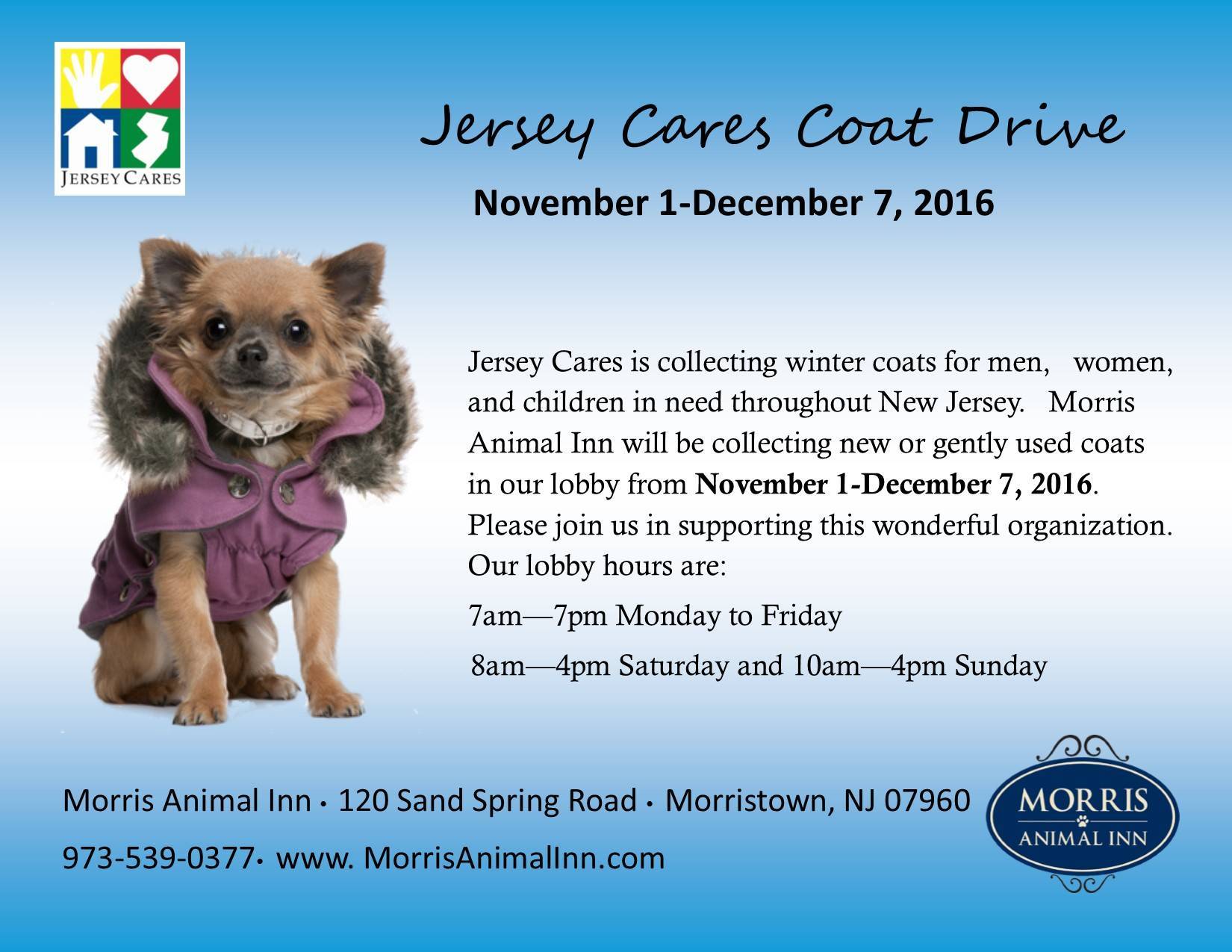 Jersey Cares Coat Drive TAPinto