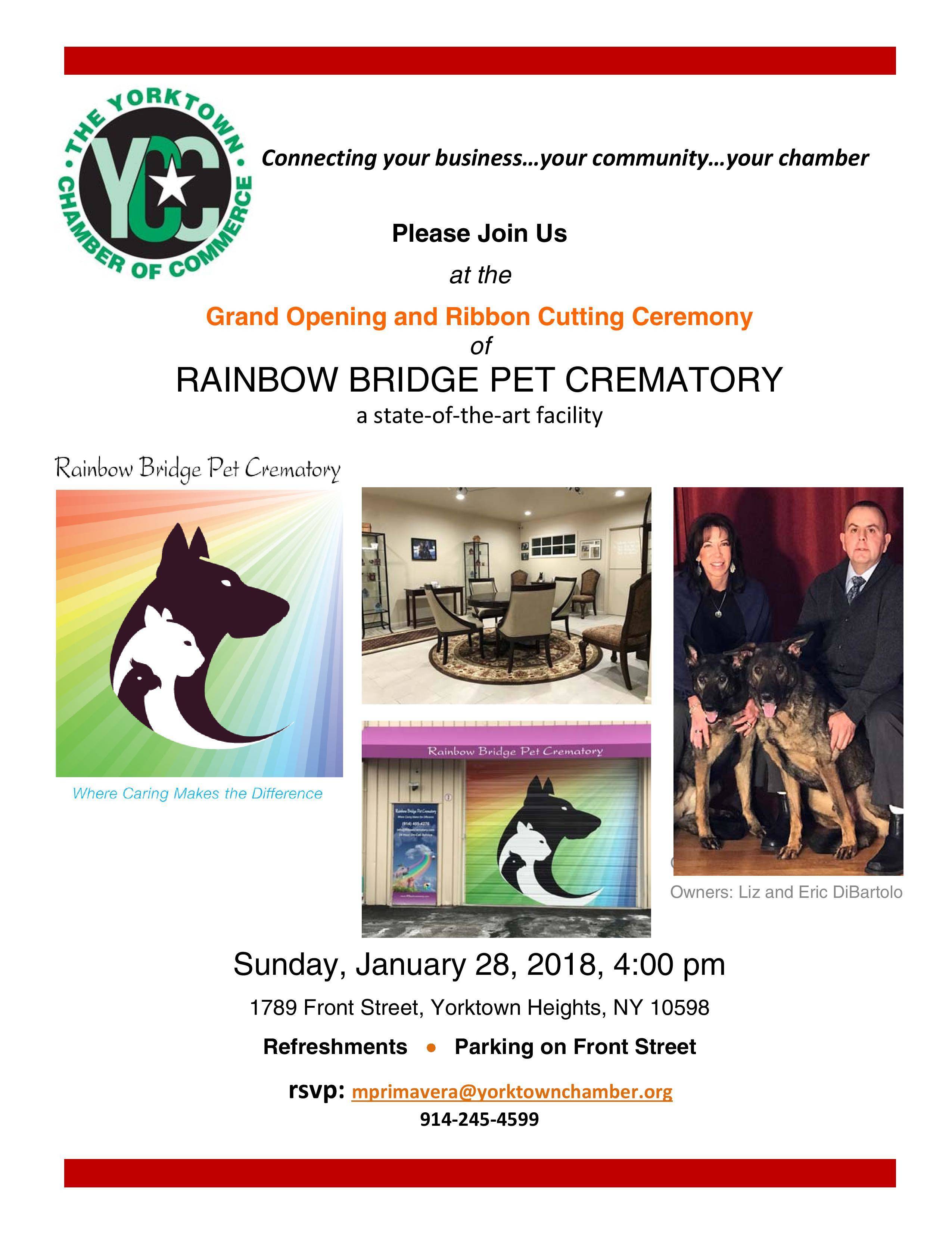 Rainbow Bridge Pet Crematory Grand Opening TAPinto
