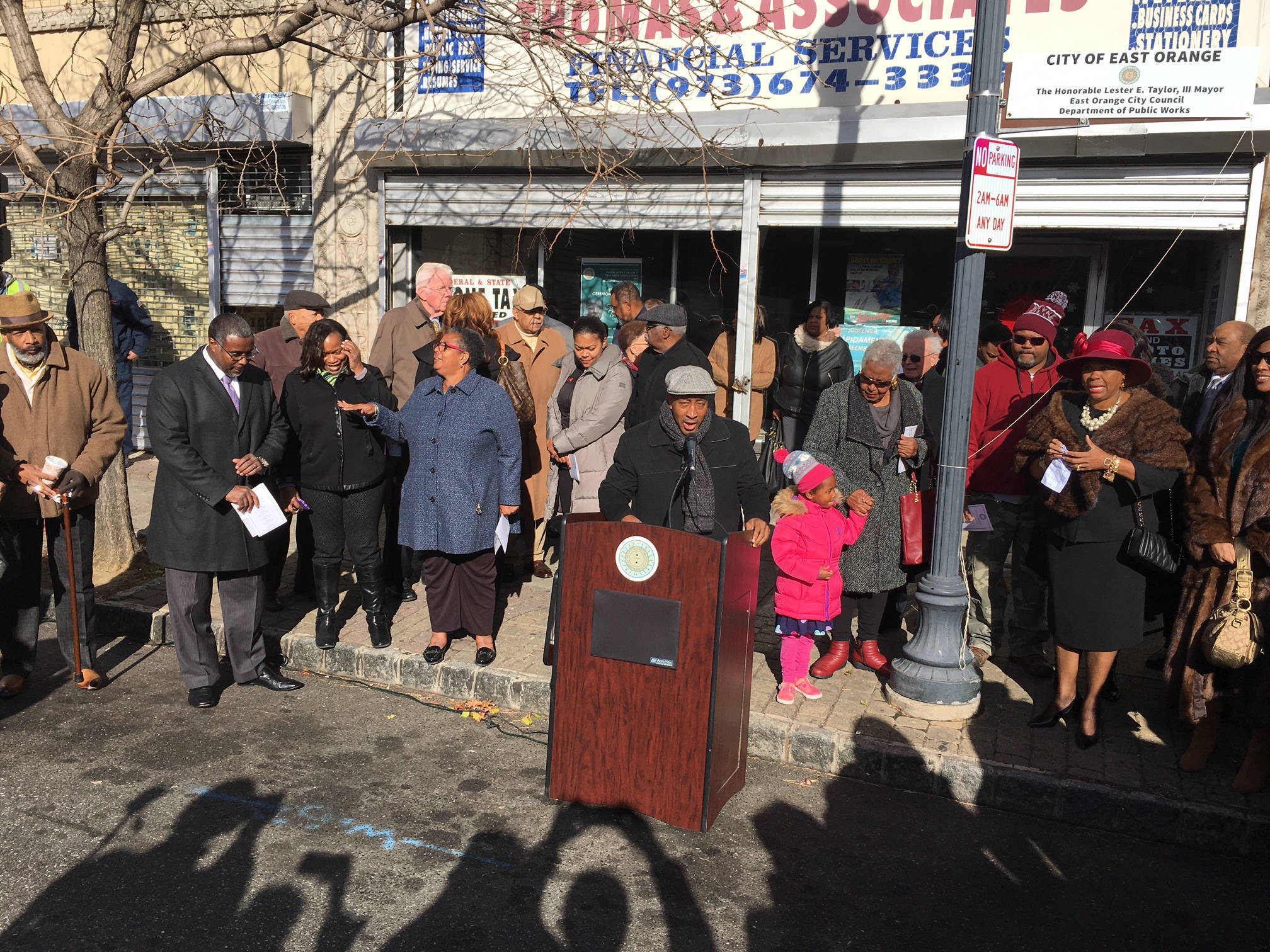 east orange dedicates street to former councilman steven s thomas east orange public works