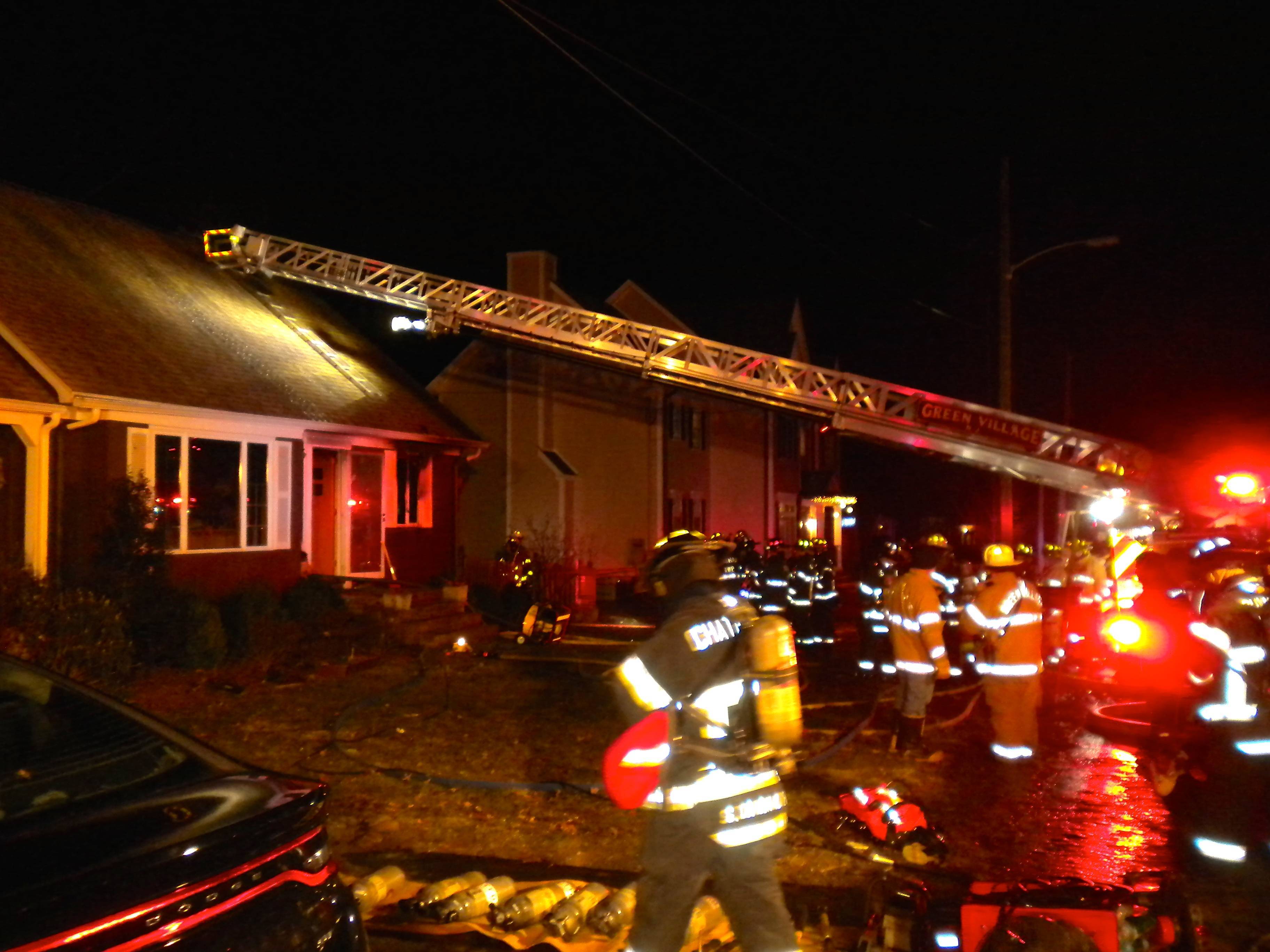 Firefighters Respond to House Fire on Joseph Street in Chatham Township