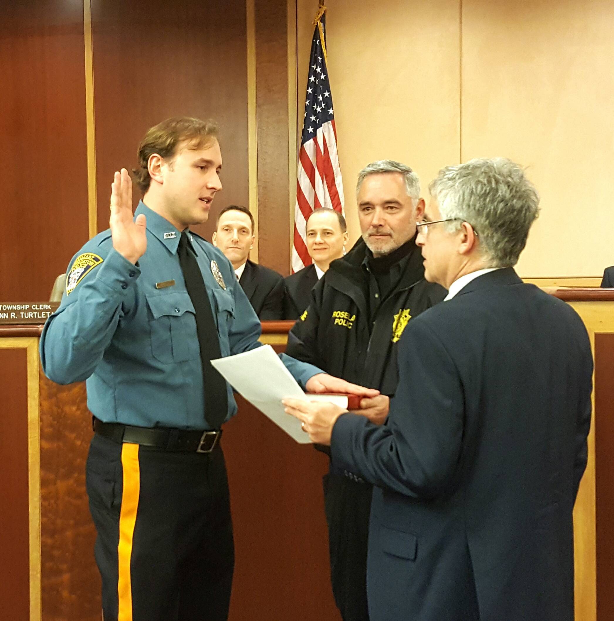 New Livingston Police Officer and Auxiliaries Sworn in at Livingston