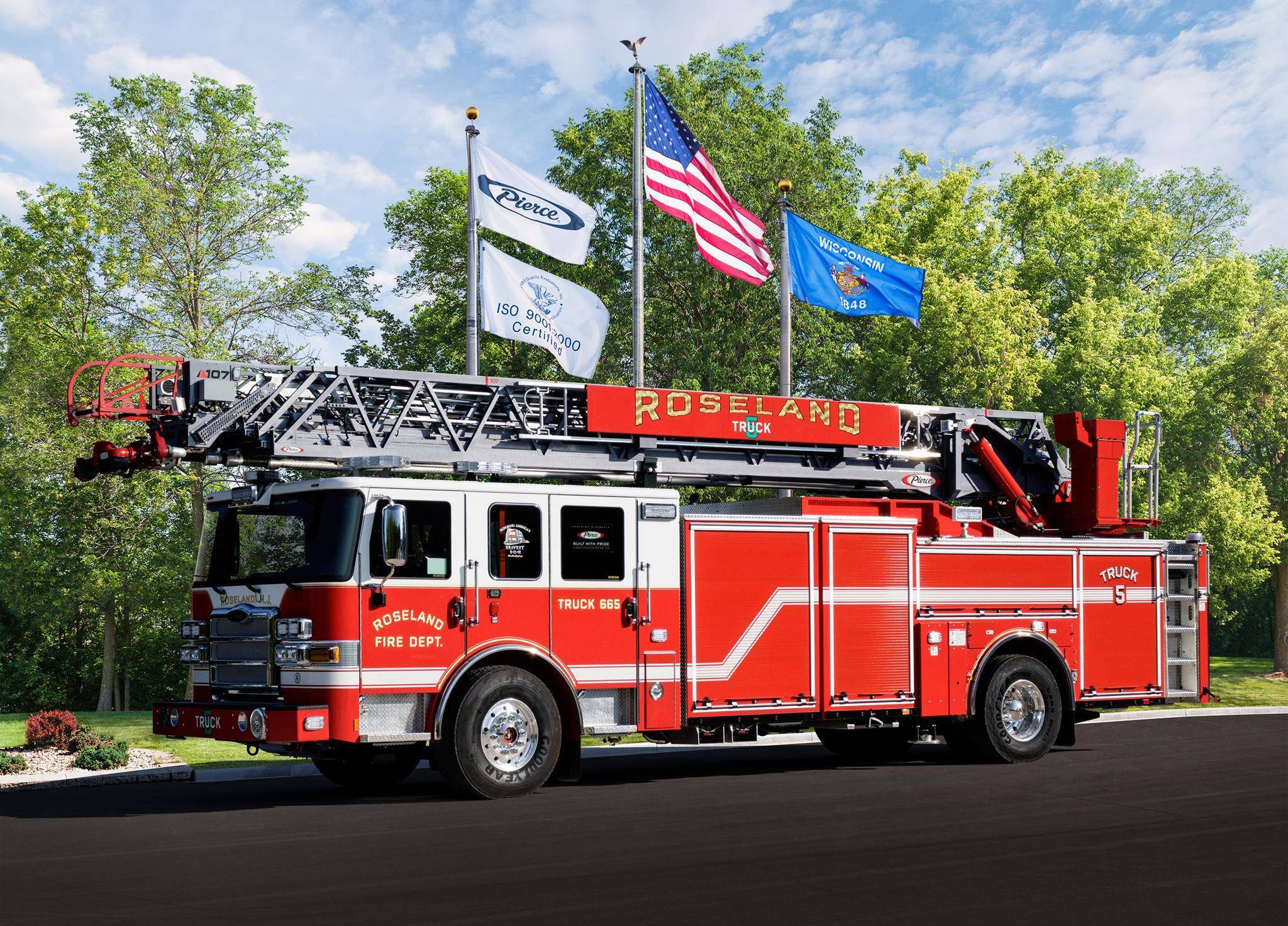 Roseland Fire Department Truck 665 Wetdown TAPinto