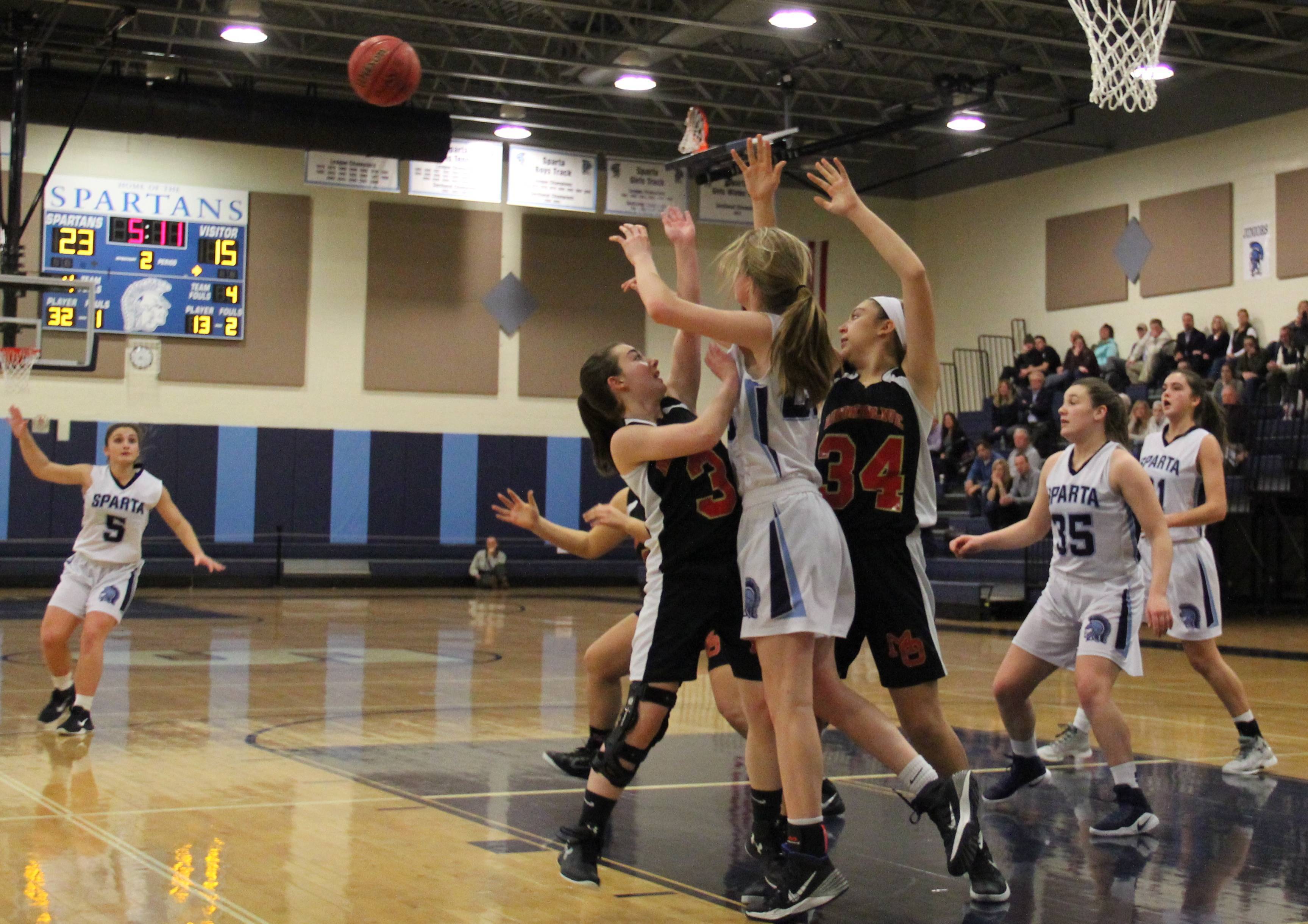 Sparta High School Girls Basketball Crushes Mount Olive TAPinto