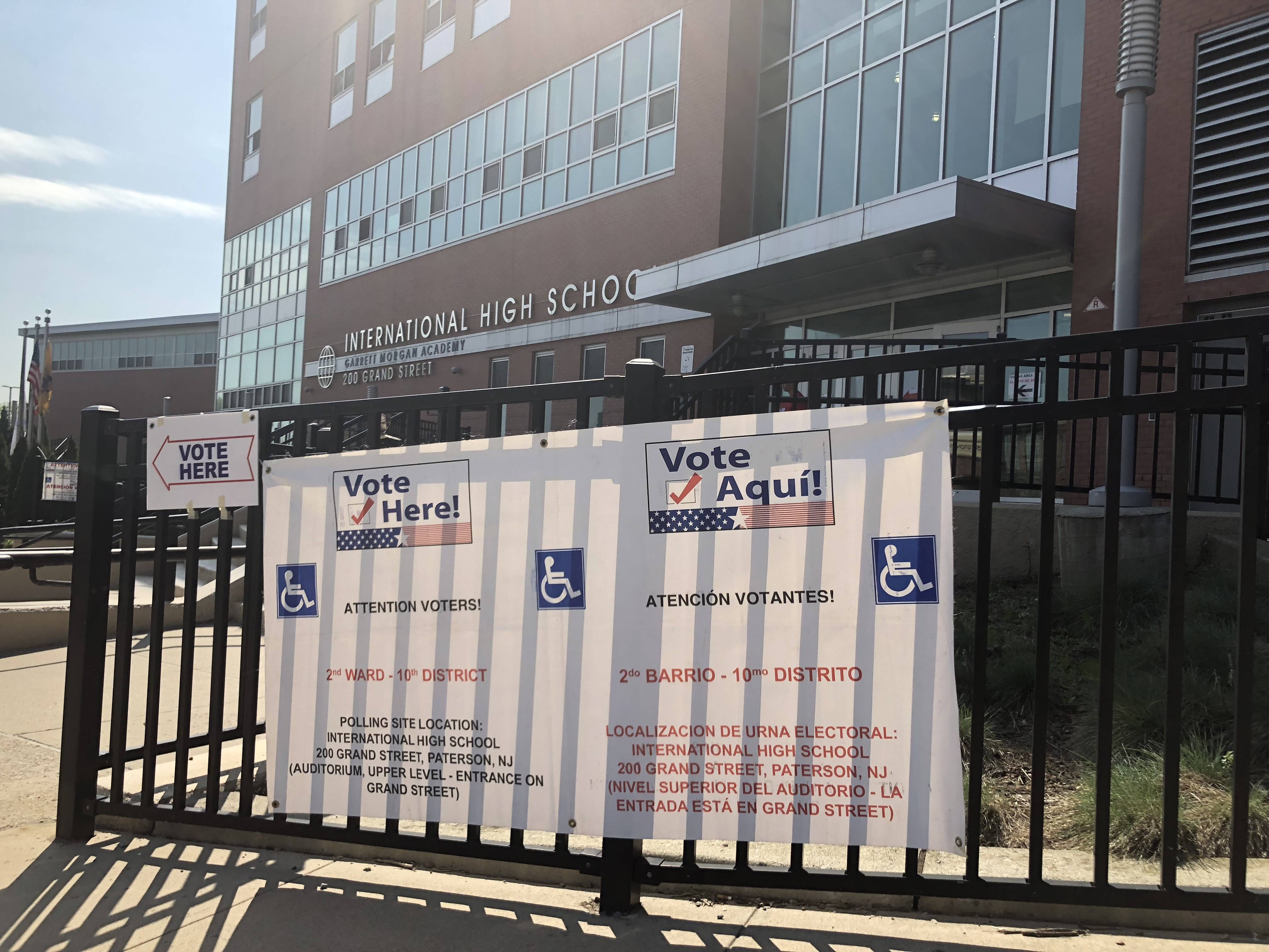 Election Day Update Quiet at International High School Paterson NJ