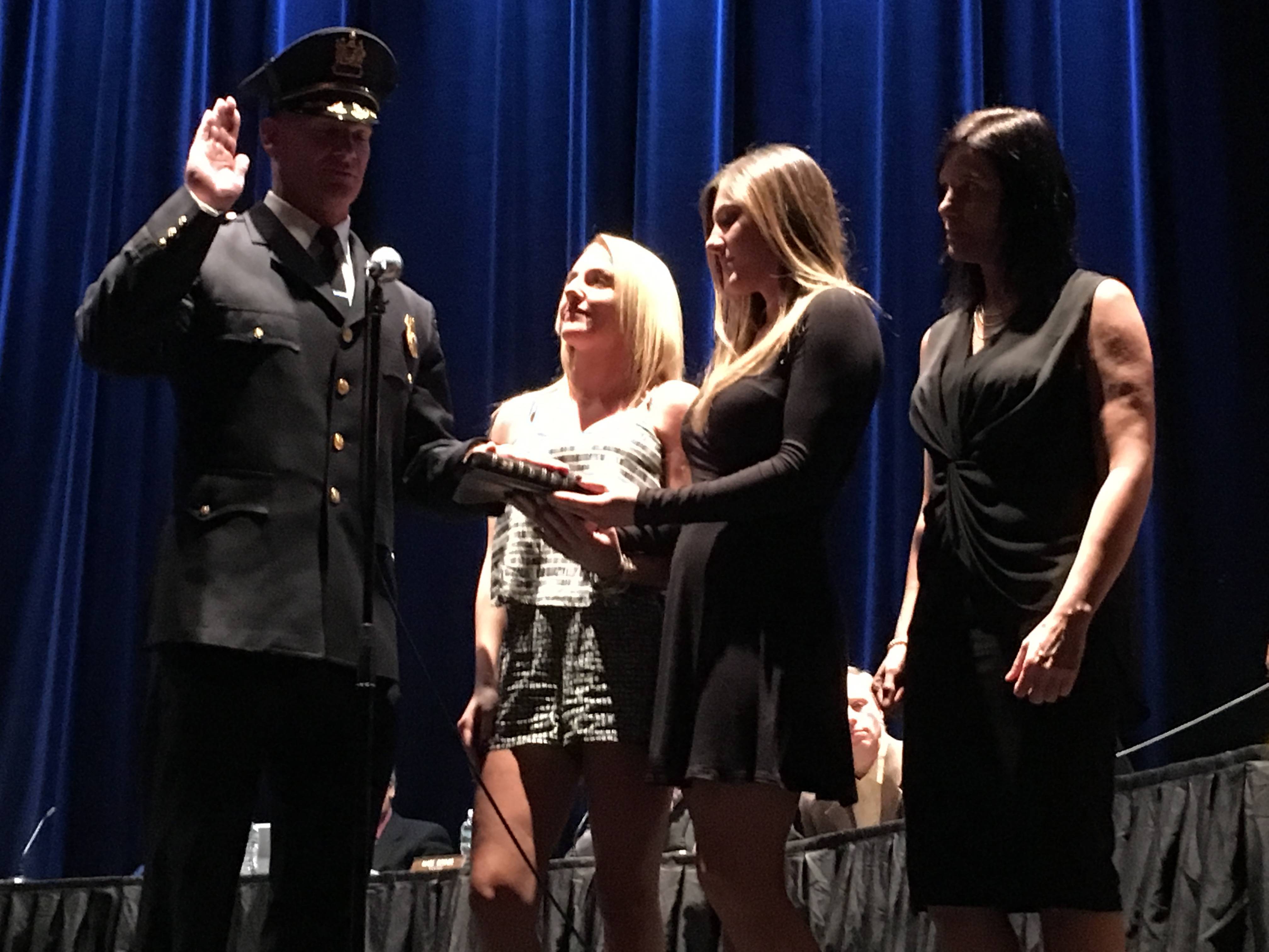 Kyle Kroll Promoted and Sworn in as South Orange Chief of Police TAPinto