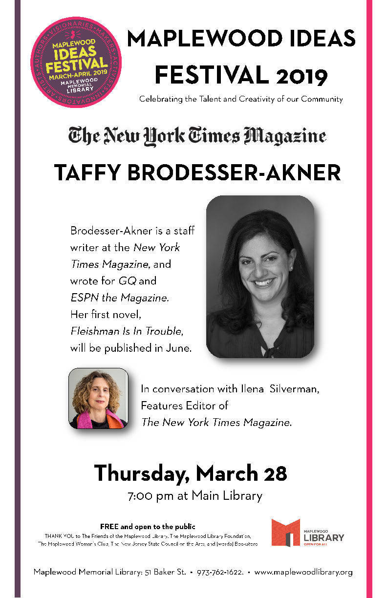 Ideas Festival Taffy BrodesserAkner TAPinto