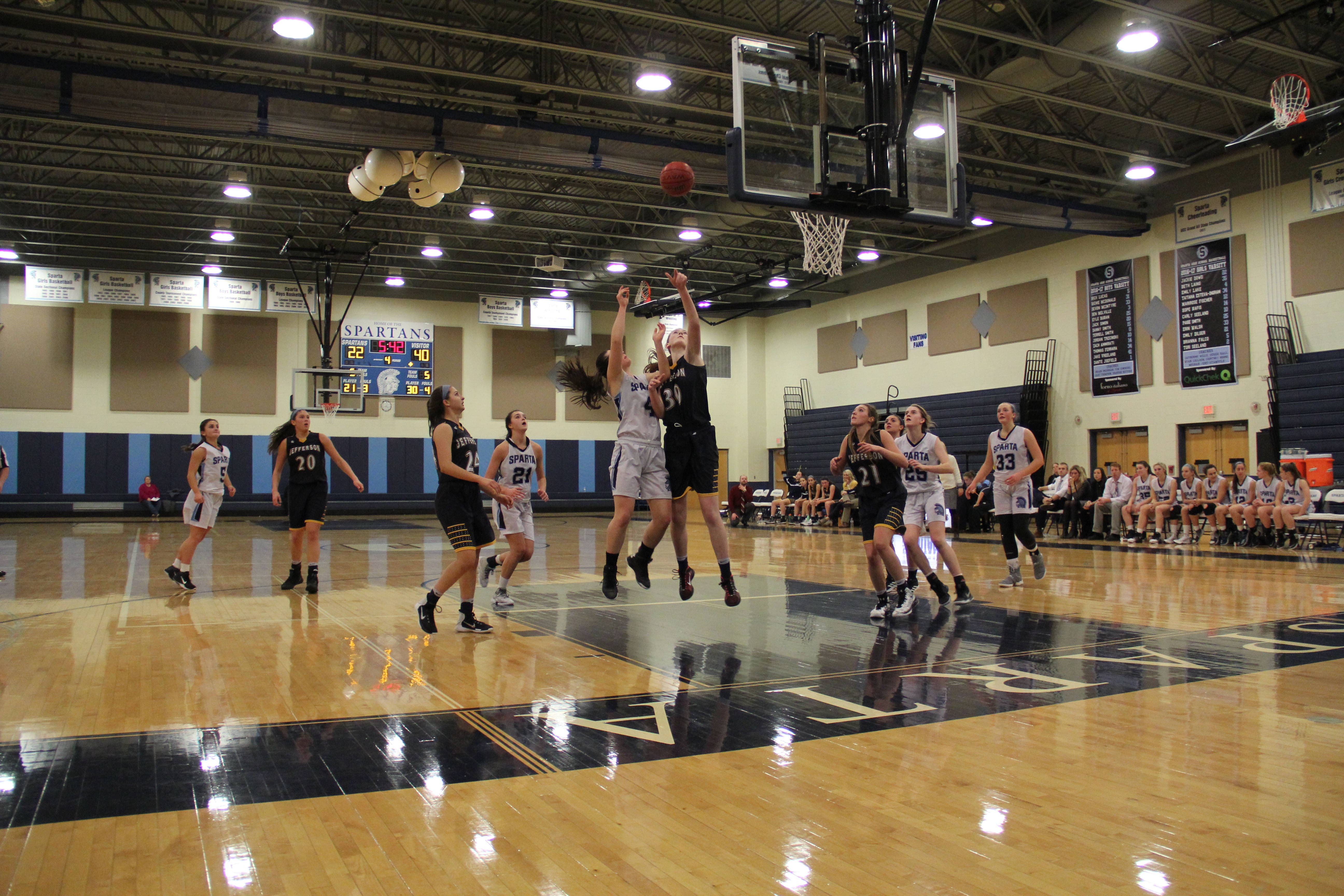 Sparta High School Basketball Against Jefferson; One Win, One Loss