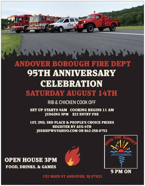 Andover Borough Fire Dept 95th Anniversary Celebration TAPinto