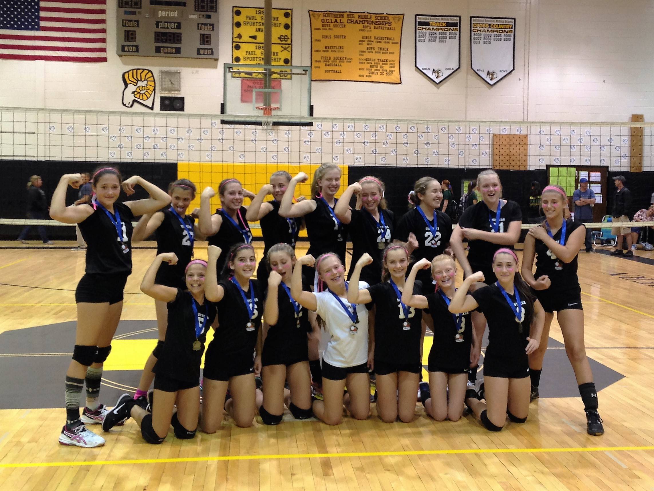 Southern Regional Middle School Girls Volleyball Squad Captures