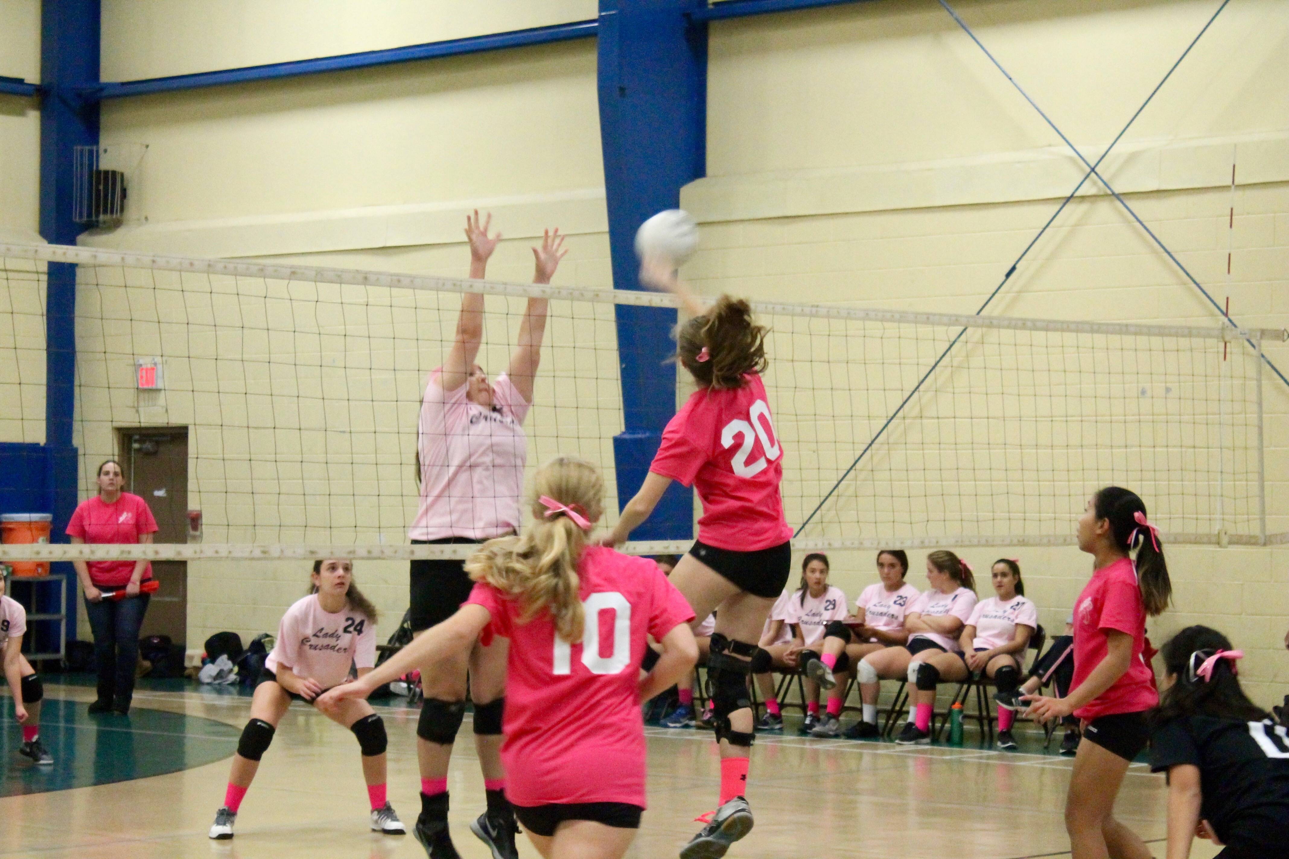 New Providence Volleyball "Dig Pink" for Breast Cancer Awareness News