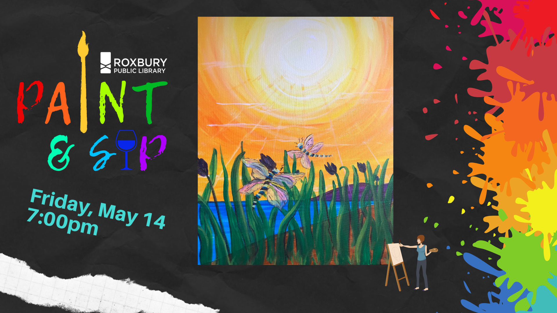 Virtual Paint and Sip Happiness in the Sun TAPinto