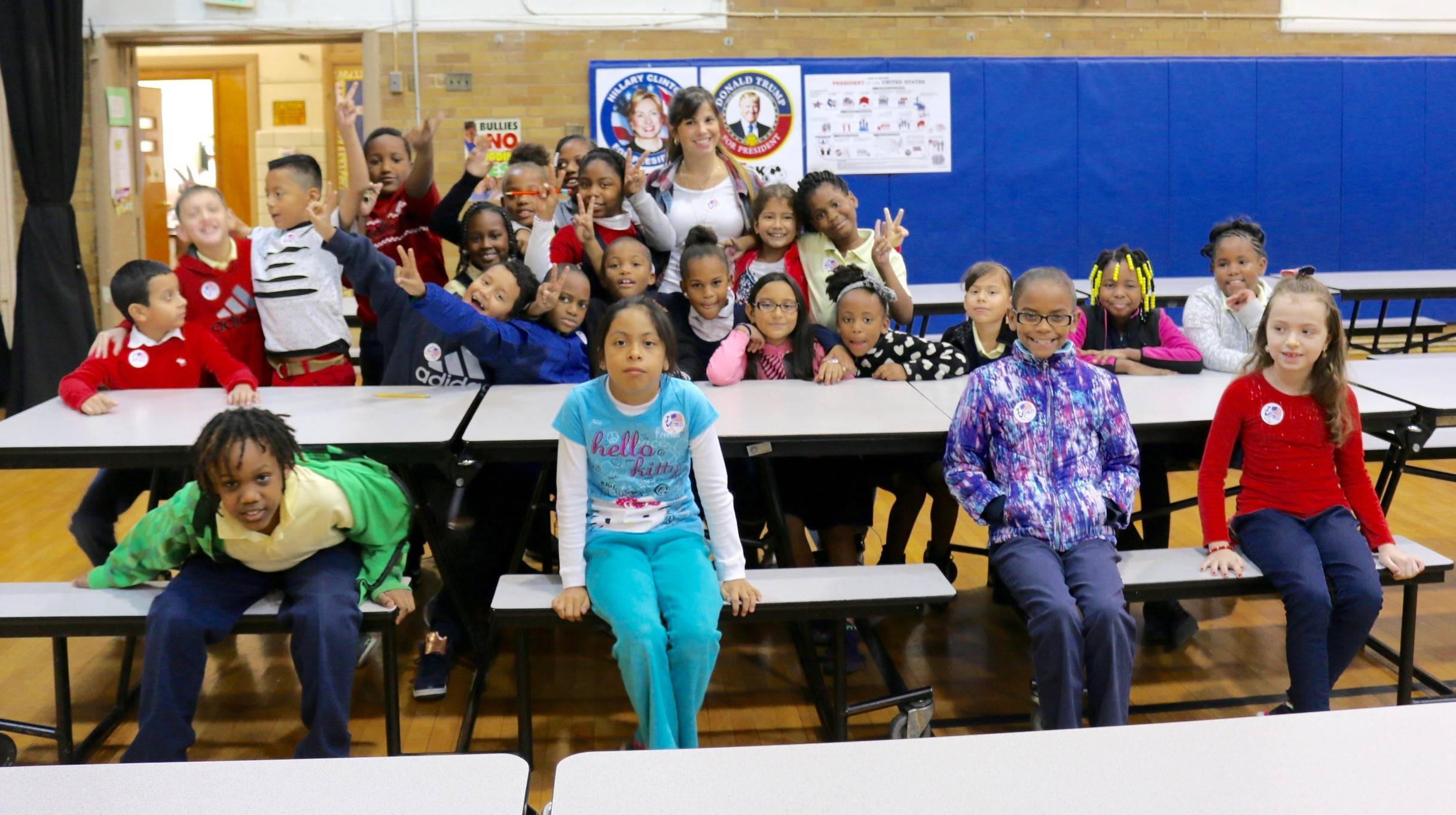 Roselle’s Harrison School “Rocks the Vote” with Mock Election Roselle