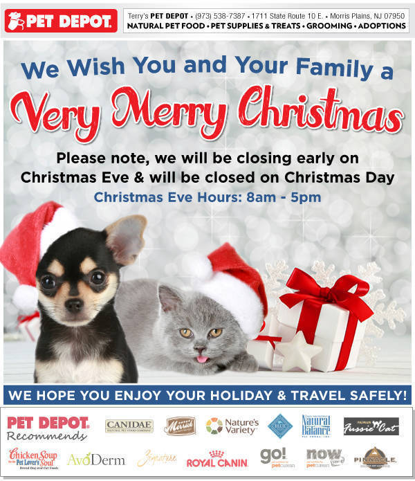 Merry Christmas from Terry's Pet Depot TAPinto