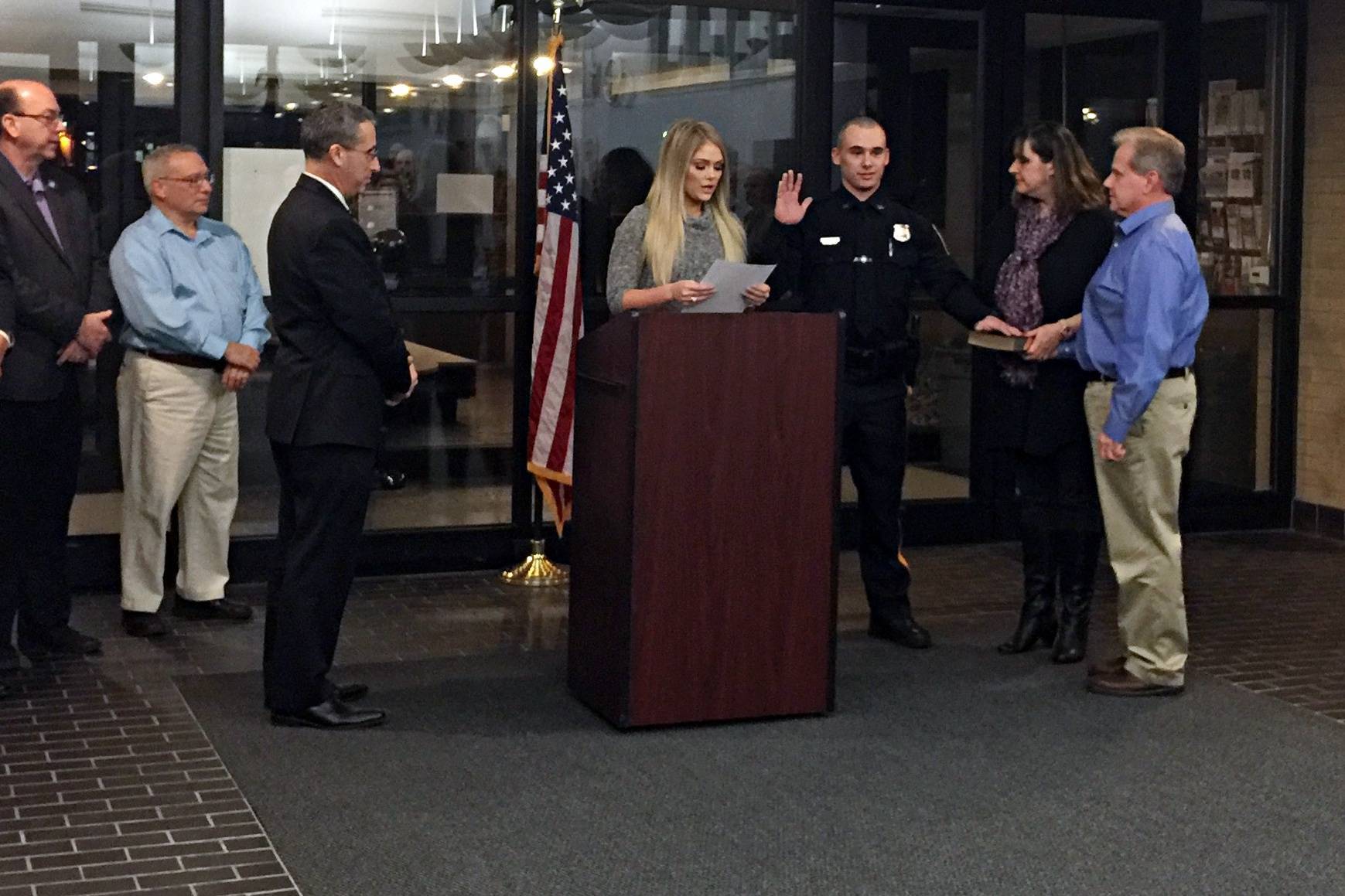 Randolph Police Department Swears In Two New Police Officers TAPinto